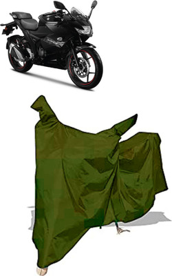 Amexride Two Wheeler Cover for Suzuki(Gixxer SF 150, Maroon)