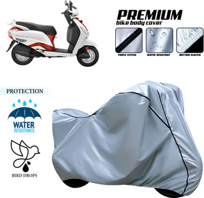 GOSHIV-car and bike accessories Waterproof Two Wheeler Cover for Hero(Maestro Electric, Silver)