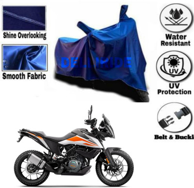 TPNYKR Waterproof Two Wheeler Cover for KTM(390 Adventure BS6, Blue)