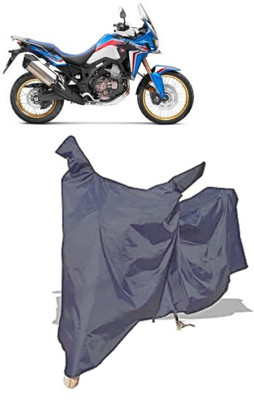 Amexride Two Wheeler Cover for Honda(CRF1000L Africa Twin BS6, Grey)