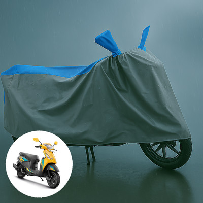 CODOKI Waterproof Two Wheeler Cover for Hero(Pleasure, Grey, Blue)
