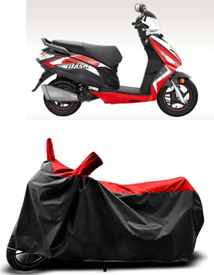 Fastak Two Wheeler Cover for Hero(Dash, Red)