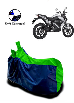 APNEK Waterproof Two Wheeler Cover for Revolt(RV Cafe Racer, Green, Blue)