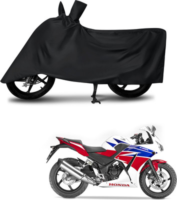 DeepShakshi AUTOMOTIVE Waterproof Two Wheeler Cover for Honda(CBR300R, Black)