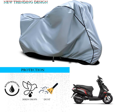 GOSHIV-car and bike accessories Waterproof Two Wheeler Cover for Hero(Motocorp Maestro Edge 110 BS6, Silver)