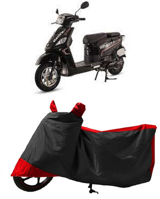 GROFATIK Two Wheeler Cover for Hero(Electric NYX HS500 ER BS6, Red)