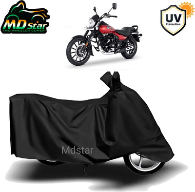 MWBB Waterproof Two Wheeler Cover for Bajaj(Avenger 160 Street, Black)