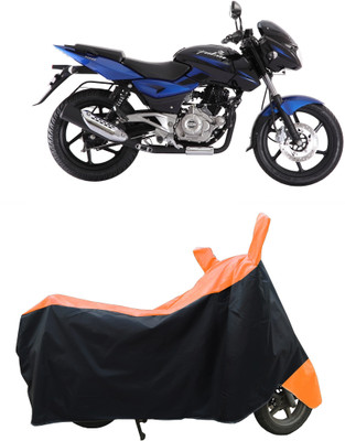 Coxtor Waterproof Two Wheeler Cover for Bajaj(Pulsar 180 DTS-i, Orange)