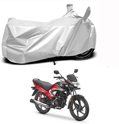 Aoriyon Two Wheeler Cover for Honda(Dream Yuga, Silver)