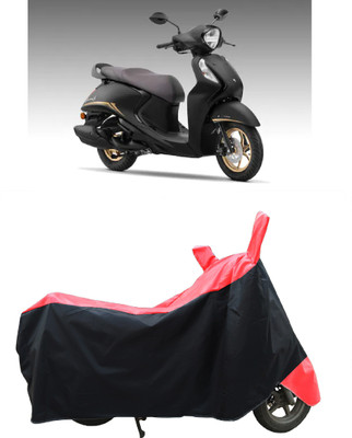 Coxtor Two Wheeler Cover for Yamaha(Fascino 125 FI, Red)