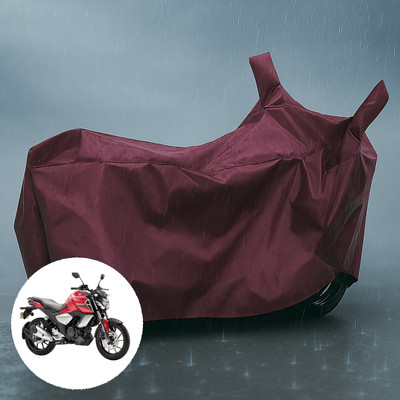 PAGORA Waterproof Two Wheeler Cover for Yamaha(FZ V3, Maroon)