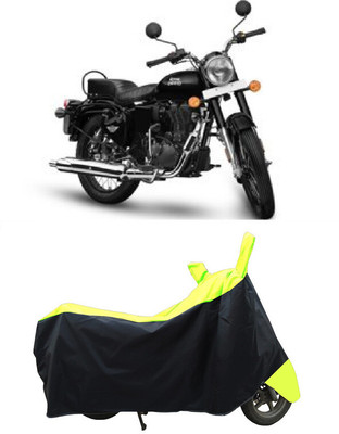 Coxtor Waterproof Two Wheeler Cover for Royal Enfield(Bullet 350 New, Yellow)