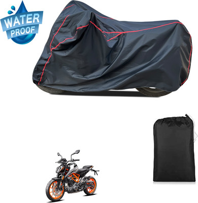 CODOKI Waterproof Two Wheeler Cover for KTM(390 Duke BS6, Black)