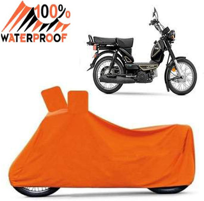 Autoinnovation Waterproof Two Wheeler Cover for TVS(XL 100, Orange)