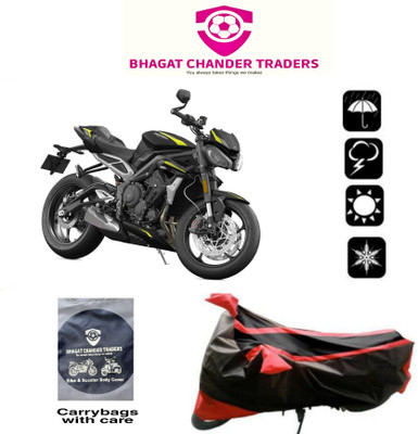 bhagat chand traders Waterproof Two Wheeler Cover for Triumph(Street Triple RS, Multicolor)