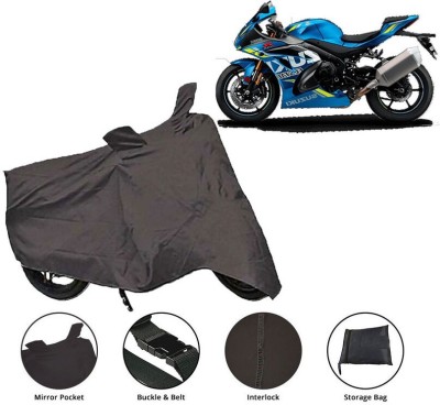 Lakshmina Enterprises Waterproof Two Wheeler Cover for Suzuki(GSX, Black)