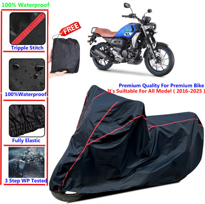 KaparDineX Waterproof Two Wheeler Cover for Yamaha(FZ-S Fi Version 3.0, Black)