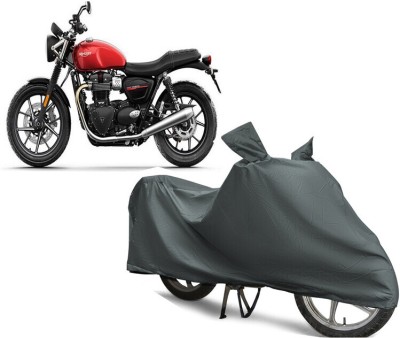 EGAL Two Wheeler Cover for Triumph(Street Twin BS6, Grey)