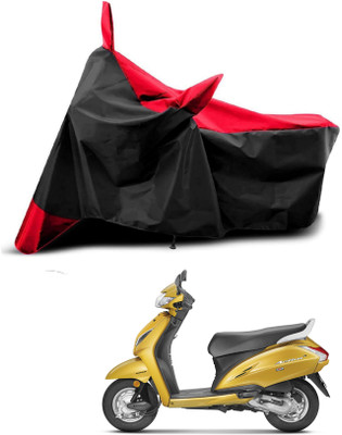 KEDIT Two Wheeler Cover for Honda(Activa 5G, Red, Black)