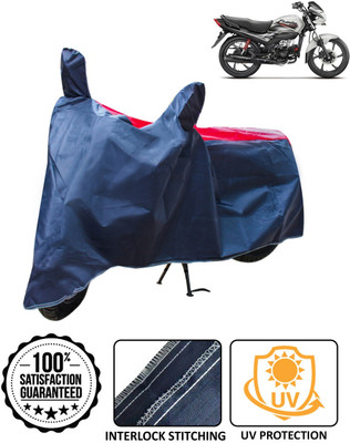 CARNEST Two Wheeler Cover for Hero(Passion Pro, Blue, Red)