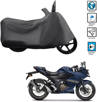 CODOKI Waterproof Two Wheeler Cover for Suzuki(Gixxer SF, Grey)