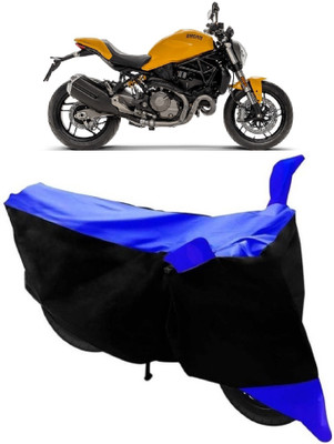 MMSSTAR Waterproof Two Wheeler Cover for Ducati(Monster 82, Blue, Black)