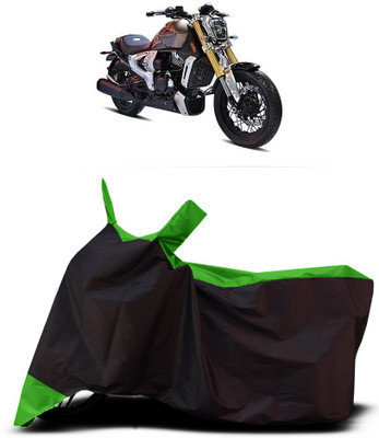 VESMEI Two Wheeler Cover for TVS(Zeppelin, Green)