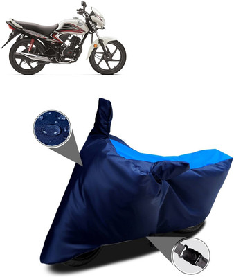 CODOKI Waterproof Two Wheeler Cover for Honda(Dream Yuga, Blue)