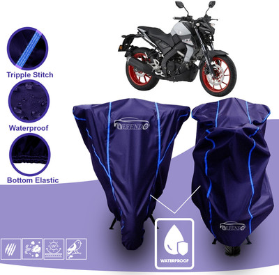 Defendo Waterproof Two Wheeler Cover for Yamaha(MT 15, Blue)