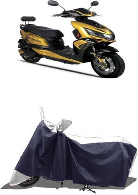 RAAMKM Two Wheeler Cover for Hero, Honda, Bajaj, TVS, Yamaha(FZ-25 BS6, White, Black)