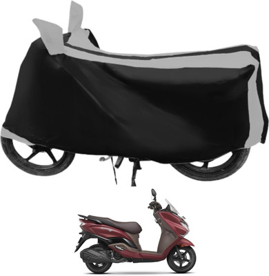 Euro Care Waterproof Two Wheeler Cover for Suzuki(Burgman Street, Silver)
