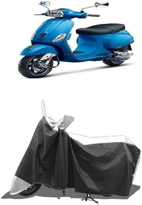 SUGASHRI Waterproof Two Wheeler Cover for Vespa(Vespa SXL 125, White, Black)