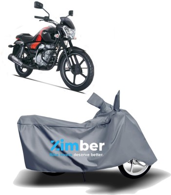 ZIMBER Two Wheeler Cover for Bajaj(V12, Grey)