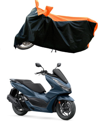 DeepShakshi AUTOMOTIVE Waterproof Two Wheeler Cover for Honda(PCX 125, Orange)