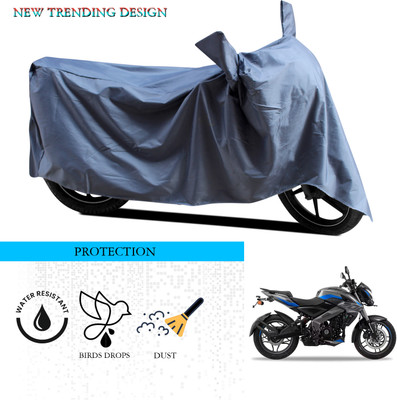 ANTHUB Waterproof Two Wheeler Cover for Bajaj(Pulsar 200NS FI, Grey)