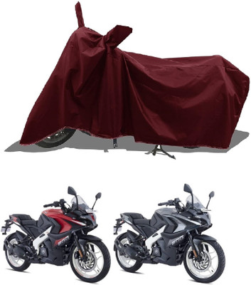 AESTRYD Two Wheeler Cover for Bajaj(Pulsar 220 BS6, Maroon)