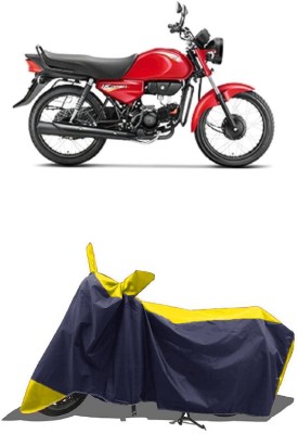 SUGASHRI Waterproof Two Wheeler Cover for Hero(HF Dawn, Yellow, Blue)