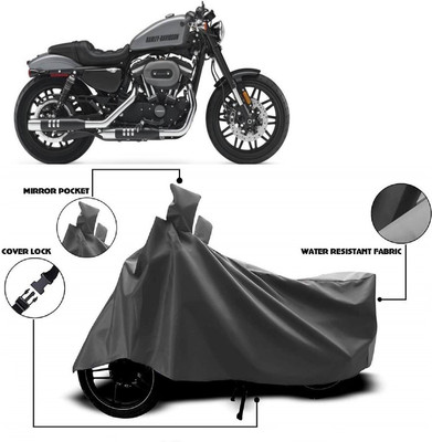 MMSSTAR Waterproof Two Wheeler Cover for Harley Davidson(Roadster, Grey)