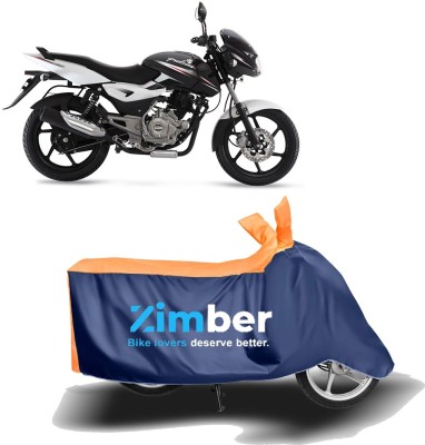 ZIMBER Two Wheeler Cover for Bajaj(Pulsar 150, Orange, Blue)