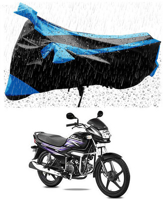 APNEK Two Wheeler Cover for Hero(Super Splendor, Blue, Black)