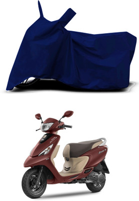 VESMEI Two Wheeler Cover for TVS(Scooty Zest 110 BS6, Blue)