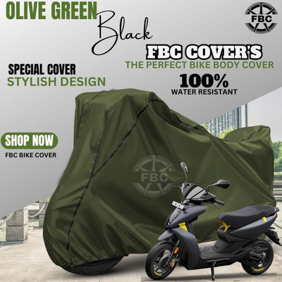 AUTOCAD Waterproof Two Wheeler Cover for Ather(450 X, Green)