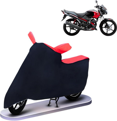 KEDIT Two Wheeler Cover for Yamaha(Gladiator, Red, Black)