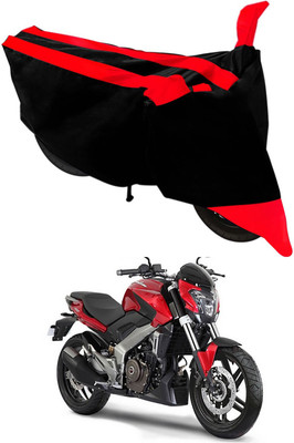 Mdstar Waterproof Two Wheeler Cover for Bajaj(Pulsar 250, Red, Black)
