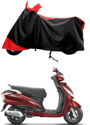 GROFATIK Two Wheeler Cover for Hero(Duet 125CC, Red)