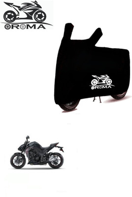 DeepShakshi AUTOMOTIVE Waterproof Two Wheeler Cover for Kawasaki(Z1000 BS6, Black)