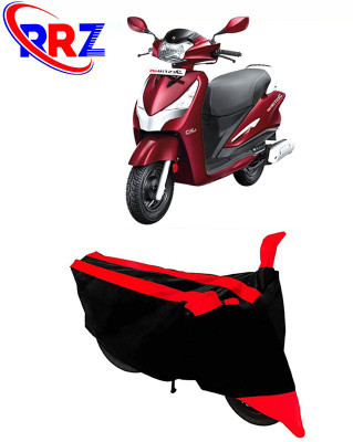 RRZ Waterproof Two Wheeler Cover for Hero(Destini 125, Black, Red)