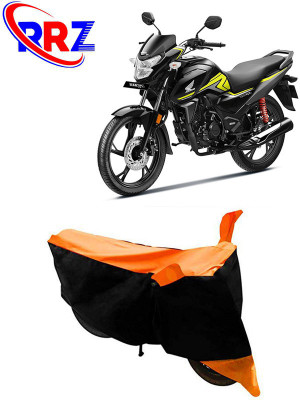 RRZ Waterproof Two Wheeler Cover for Honda(SP 125, Black, Orange)