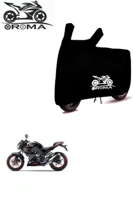 THE REAL ARV Waterproof Two Wheeler Cover for Kawasaki(Z250 BS6, Black)
