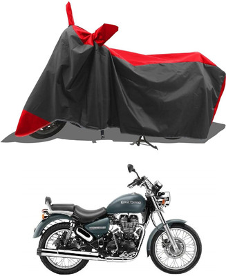 KEDIT Two Wheeler Cover for Royal Enfield(Thunderbird 350, Red, Black)